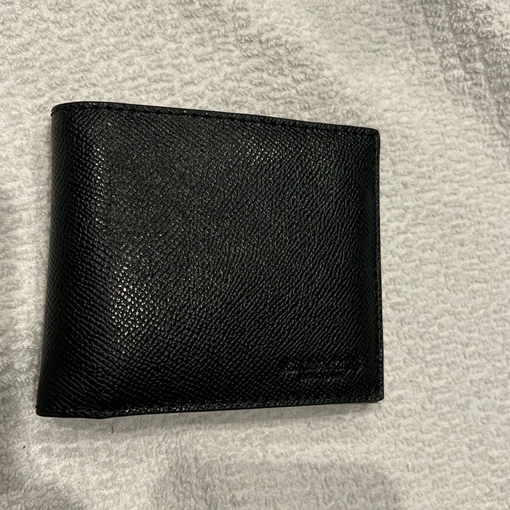 NWT Coach Men's 3 in 1 Leather Wallet